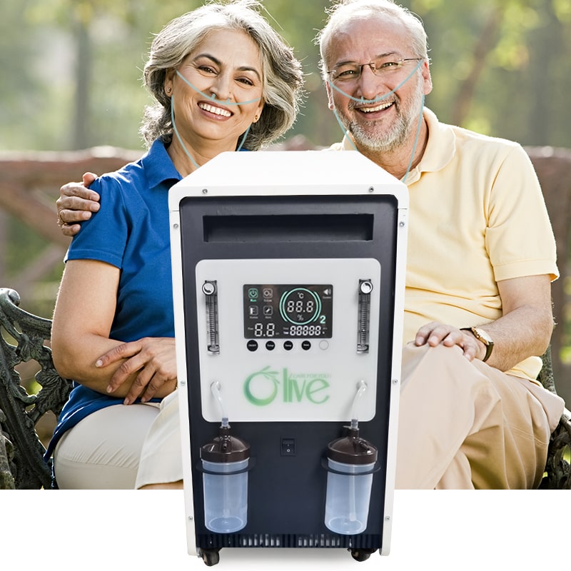 Olive 20L--Wholesale Hospital Oxygen Equipment 2 Person High Flow 20L Oxygen Concentrator Machine